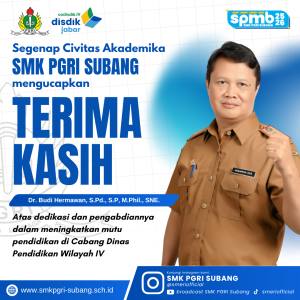 Selamat Purna Tugas Bapak Kepala Cadisdik Wil IV