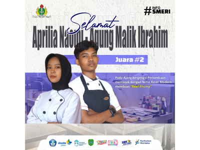 SMK PGRI SUBANG MERAIH JUARA 2 PADA KOMPETISI MEMASAK